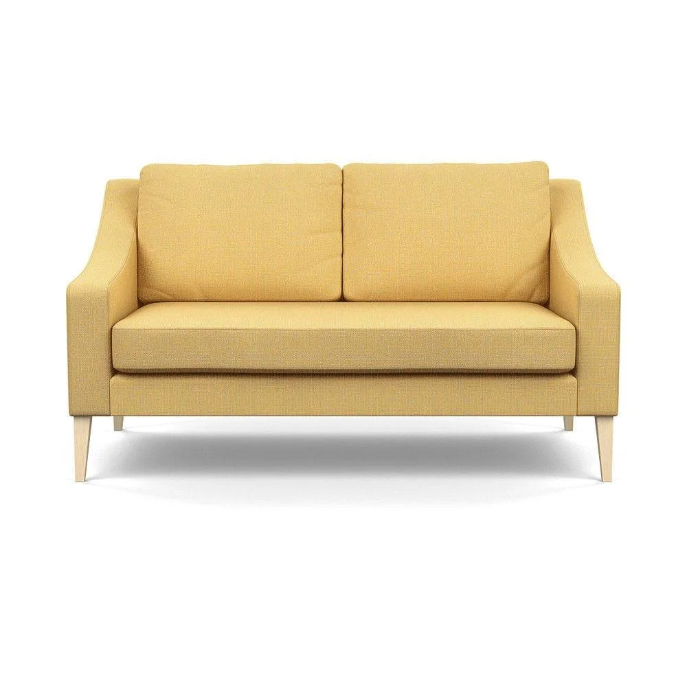 Heal's Richmond 2 Seater Sofa Smart Luxe Velvet Nickel Tinted Ash Feet - Heal's UK Furniture – image 9