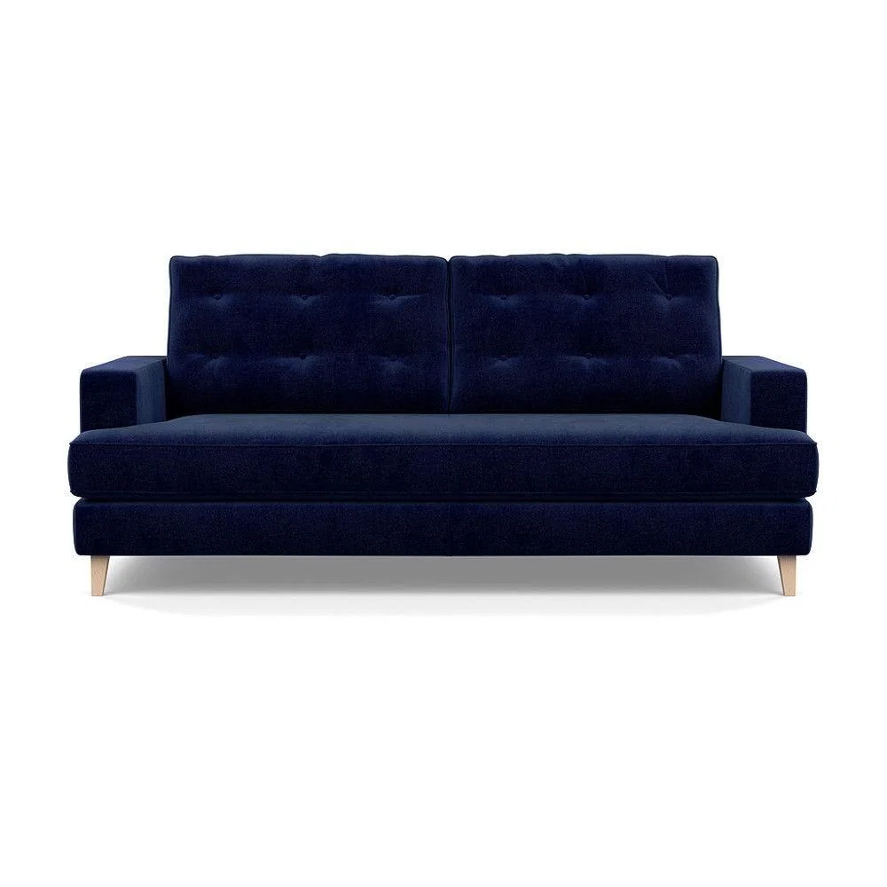 Heal's Richmond 2 Seater Sofa Smart Luxe Velvet Nickel Tinted Ash Feet - Heal's UK Furniture – image 92