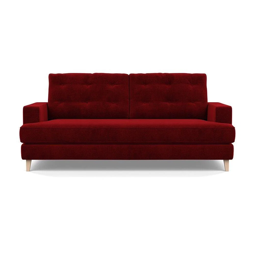 Heal's Richmond 2 Seater Sofa Smart Luxe Velvet Nickel Tinted Ash Feet - Heal's UK Furniture – image 95