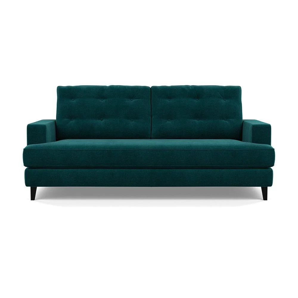 Heal's Richmond 2 Seater Sofa Smart Luxe Velvet Nickel Tinted Ash Feet - Heal's UK Furniture – image 99
