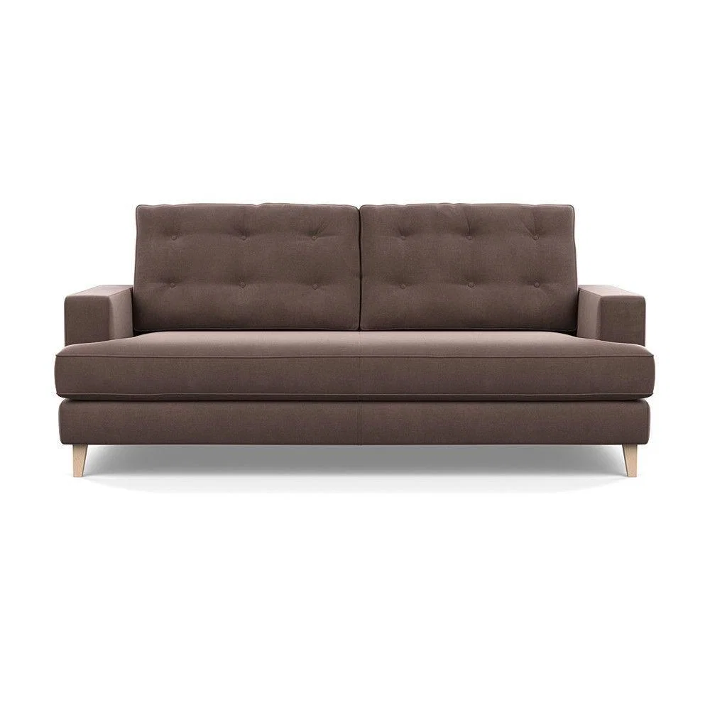 Heal's Richmond 2 Seater Sofa Smart Luxe Velvet Nickel Tinted Ash Feet - Heal's UK Furniture – image 100