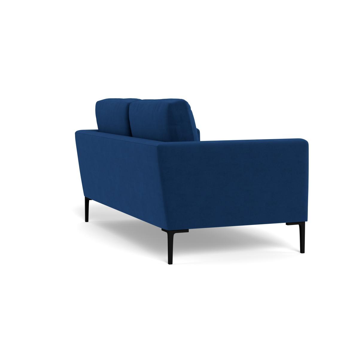 Heal's Eton 2 Seater Sofa Smart Velvet Petrol Black Feet - Heal's UK Furniture – image 4
