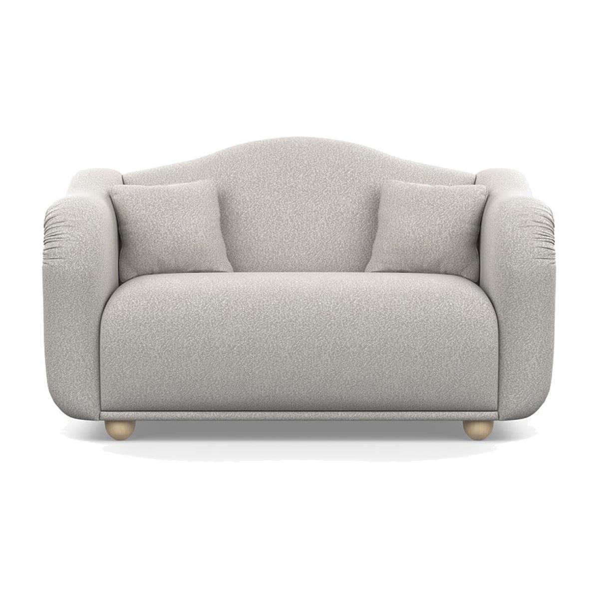 Heal's Tetbury 2 Seater Sofa Chunky Boucle Ecru Natural Beech Feet