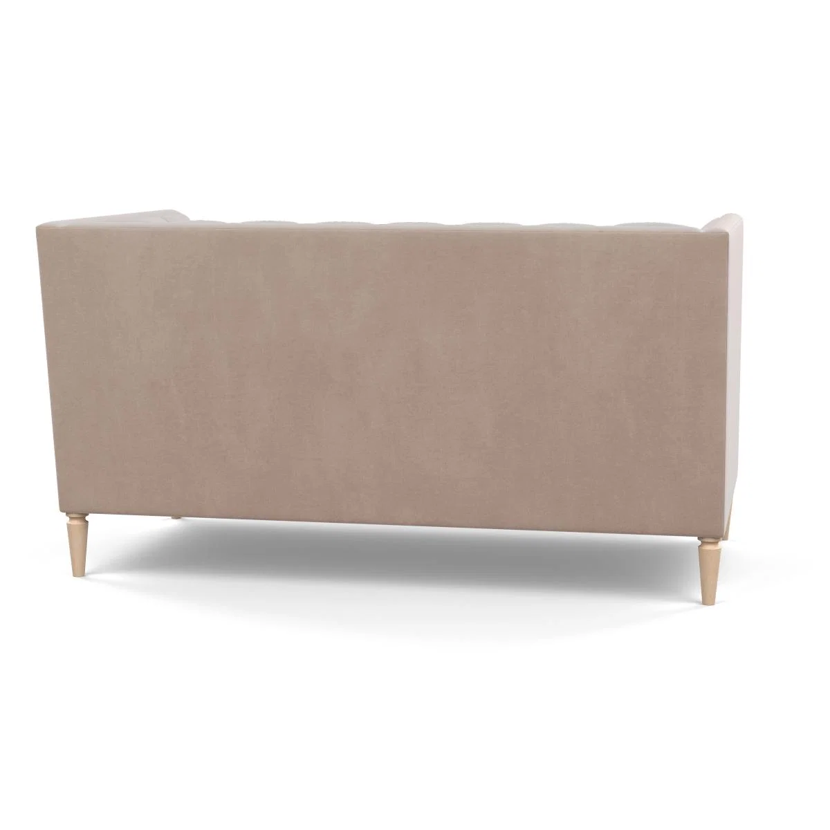Heal's Balmoral 2 Seater Sofa Smart Velvet Pebble Black Painted Oak Feet - Heal's UK Furniture – image 6