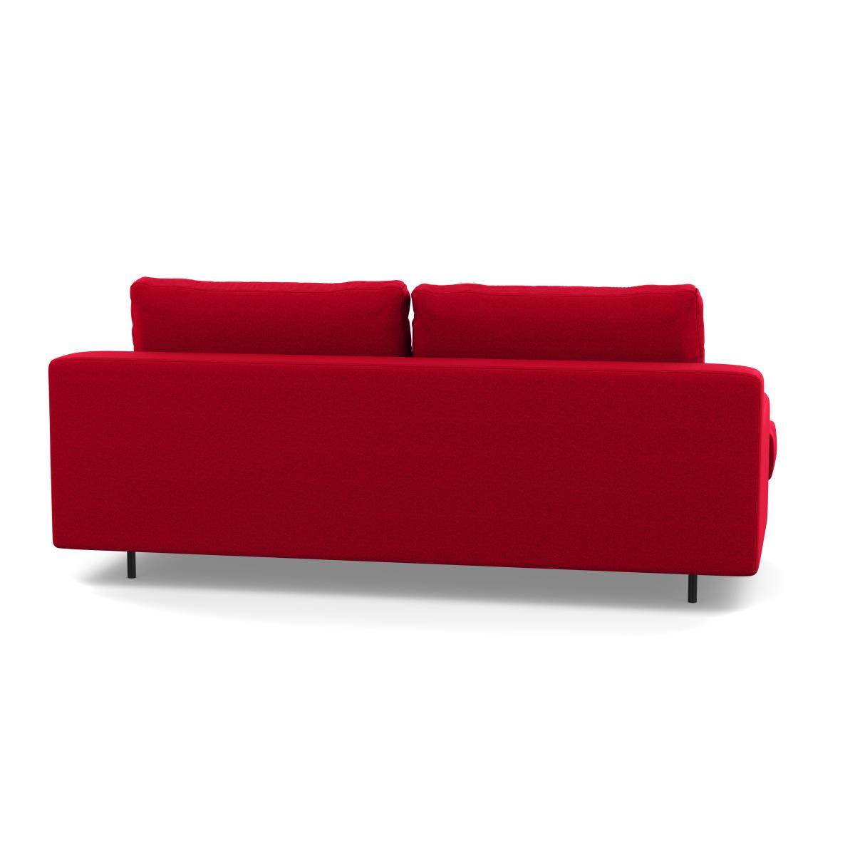 Heal's Orso 2 Seater Sofa Melton Wool Red Oxide Black Feet - Heal's UK Furniture – image 6