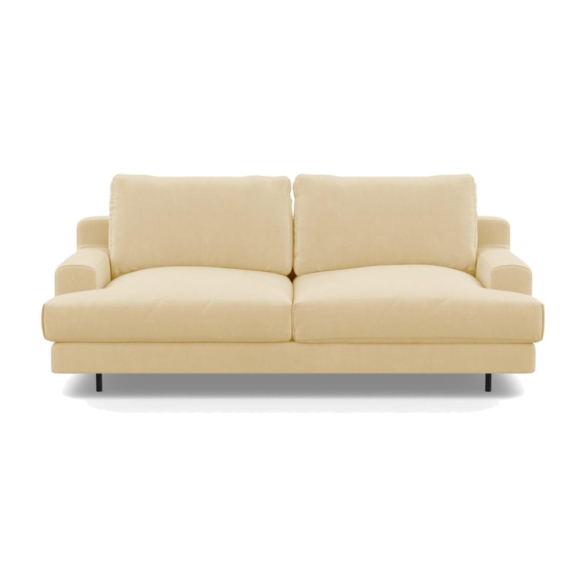 Heal's Orso 2 Seater Sofa Melton Wool Red Oxide Black Feet - Heal's UK Furniture – image 1