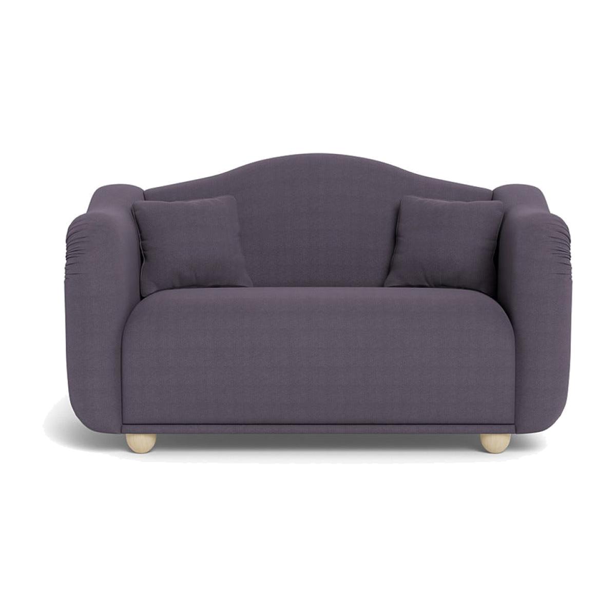 Heal's Tetbury 2 Seater Sofa Linen Shadow Natural Beech Feet