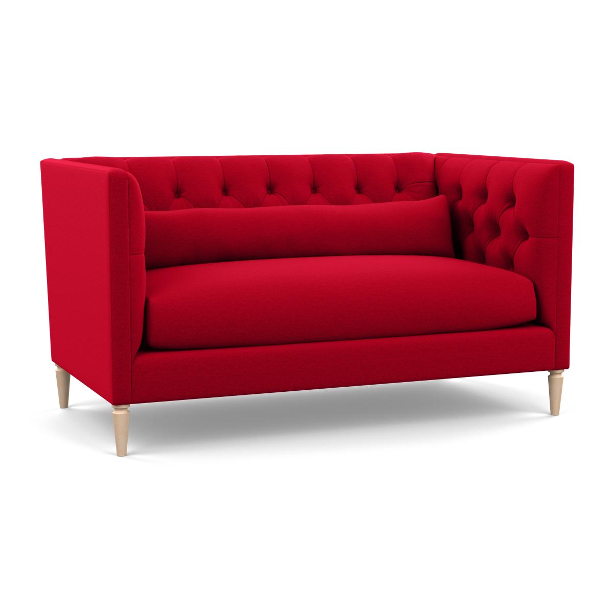 Heal's Balmoral 2 Seater Sofa Melton Wool Red Oxide Walnu - Heal's UK Furniture – image 2