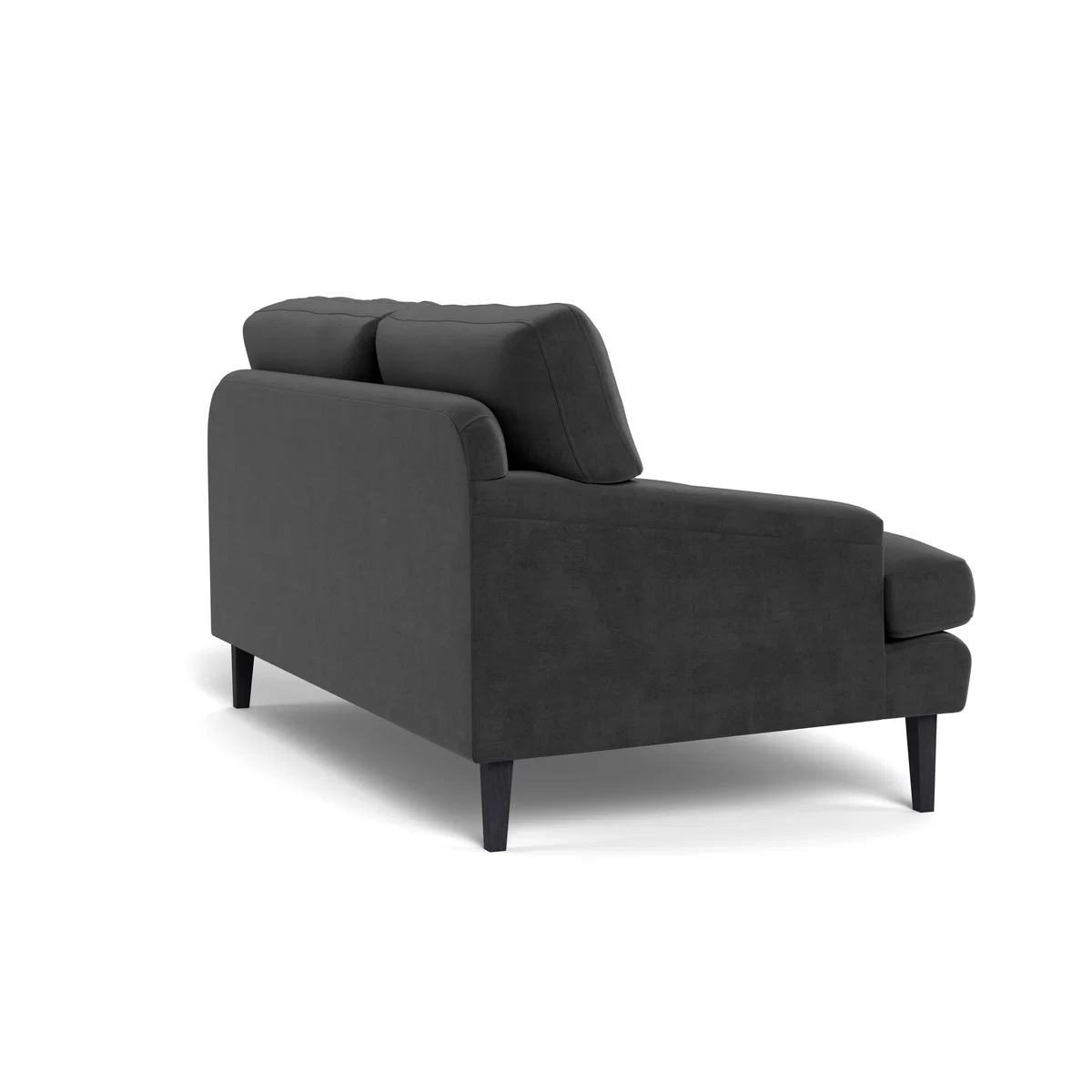 Heal's Stanton 2 Seater Sofa Smart Luxe Velvet Nickel Black Feet – image 5