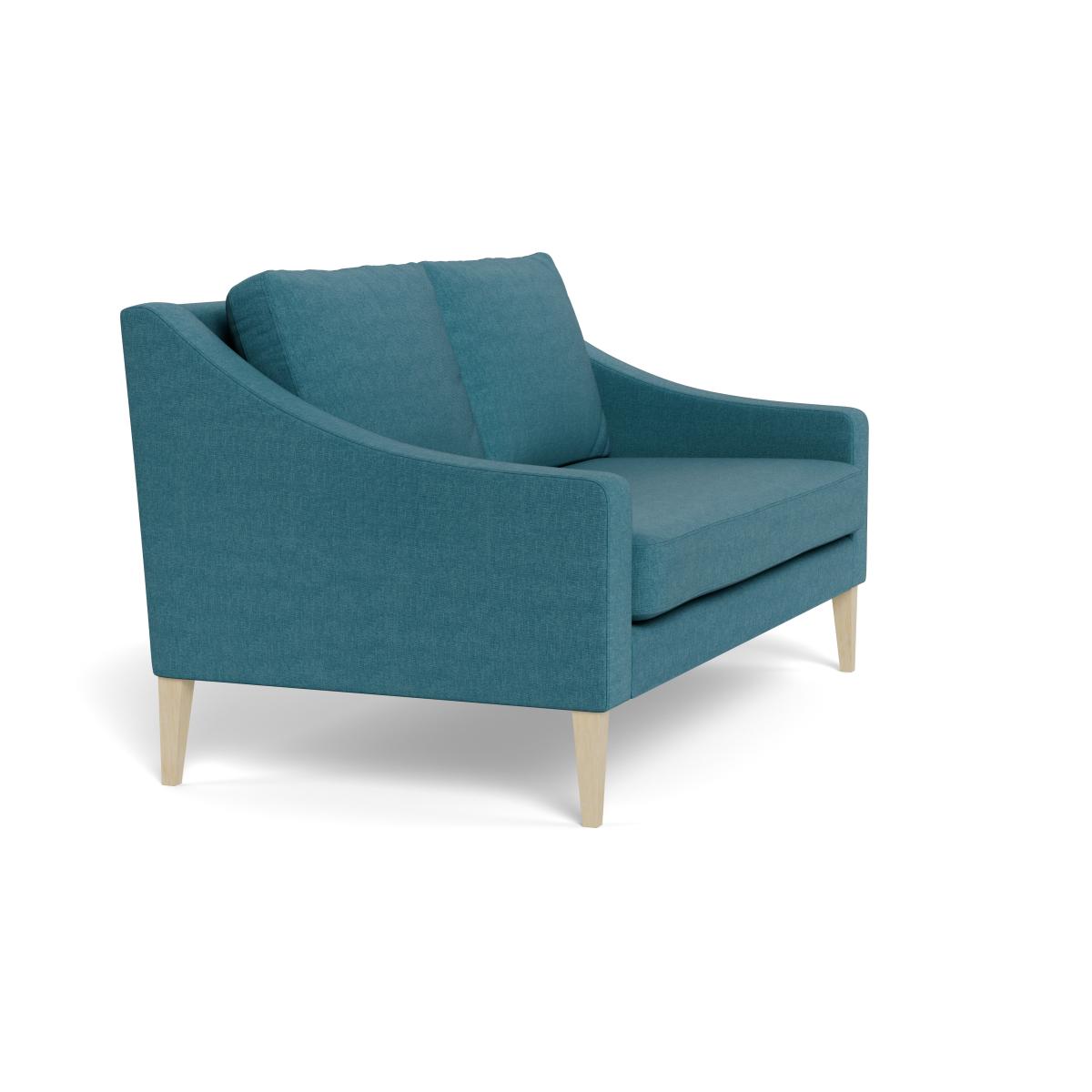 Heal's Richmond 2 Seater Sofa Brushed Cotton Cadet Natural Feet – image 3