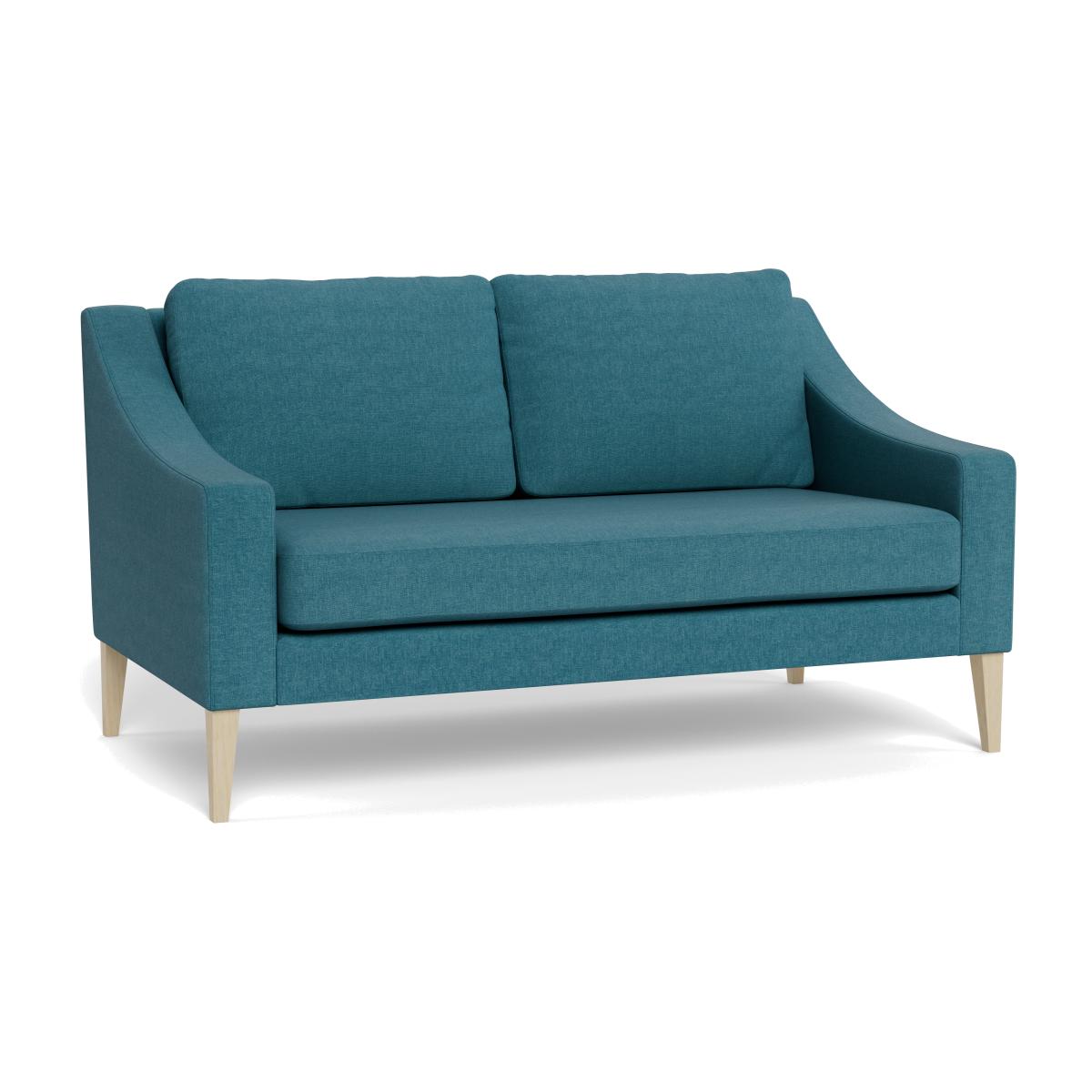 Heal's Richmond 2 Seater Sofa Brushed Cotton Cadet Natural Feet – image 1