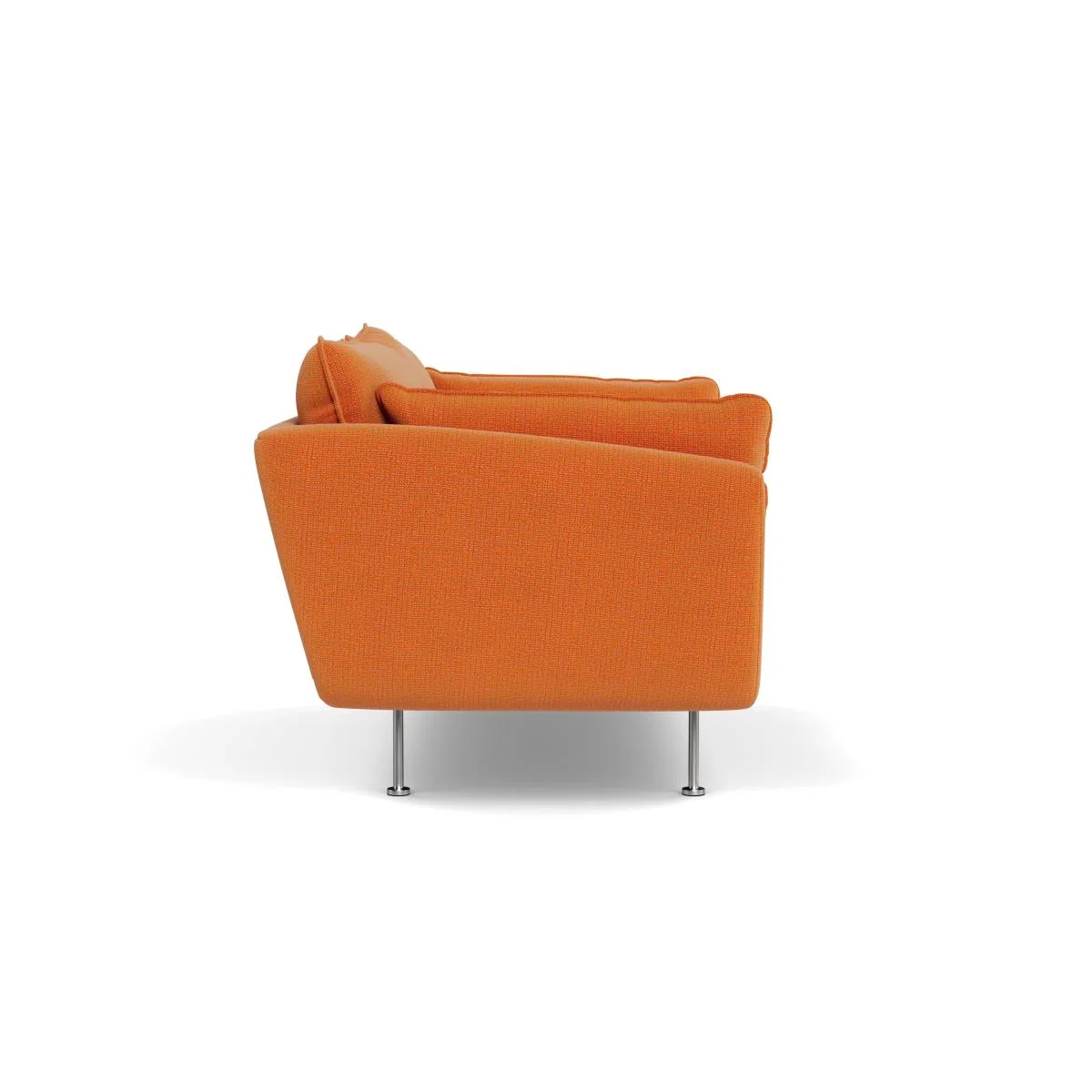 Heal's Allora 2 Seater Sofa Tejo Recycled Zinnia Brass Feet – image 4