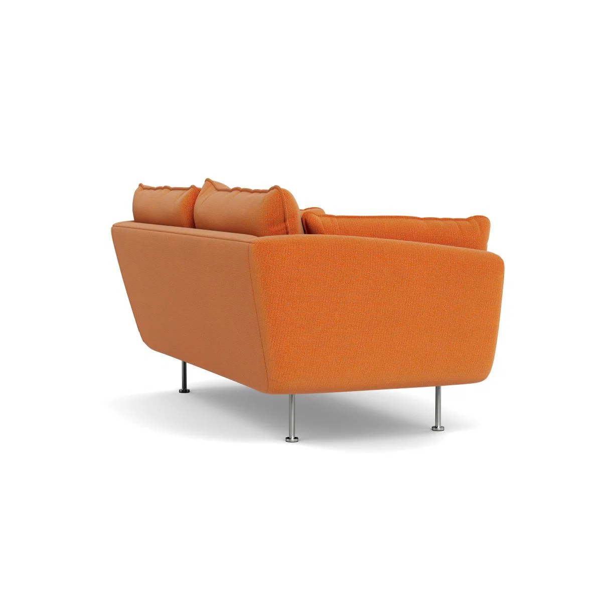 Heal's Allora 2 Seater Sofa Tejo Recycled Zinnia Brass Feet – image 5