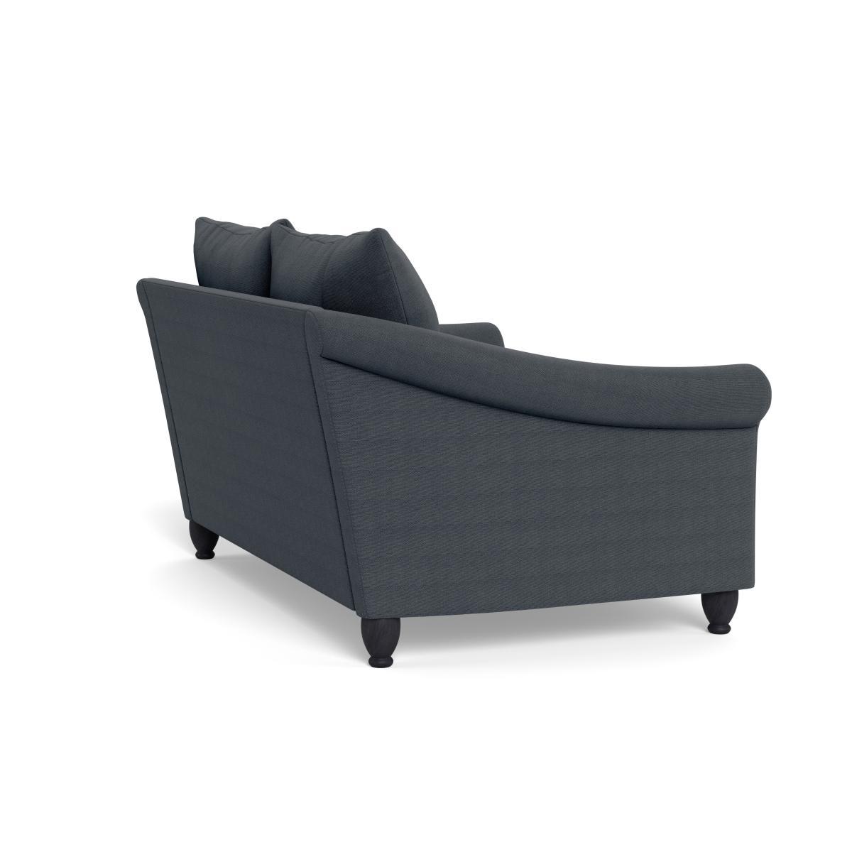 Heal's Devon 2 Seater Linen Dark Grey Natural Ash Feet - Heal's UK Furniture – image 4