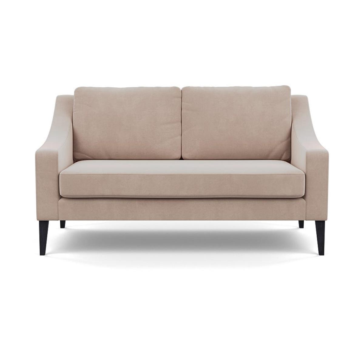 Heal's Richmond 2 Seater Sofa Smart Velvet Pebble Black Feet – image 2