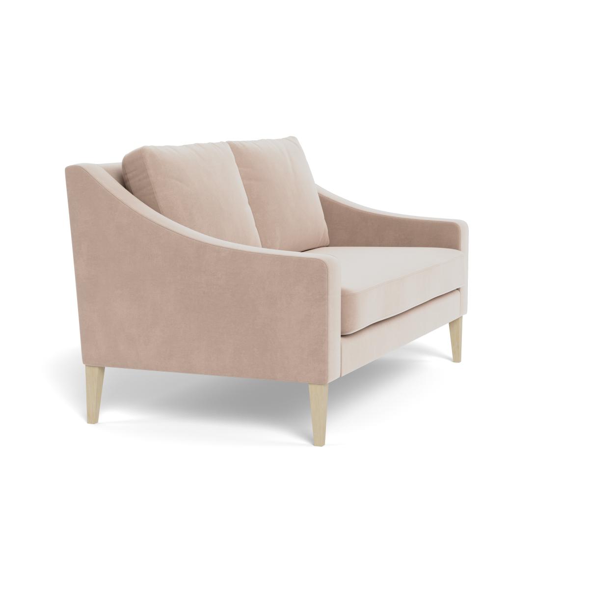 Heal's Richmond 2 Seater Sofa Smart Velvet Pebble Black Feet – image 3