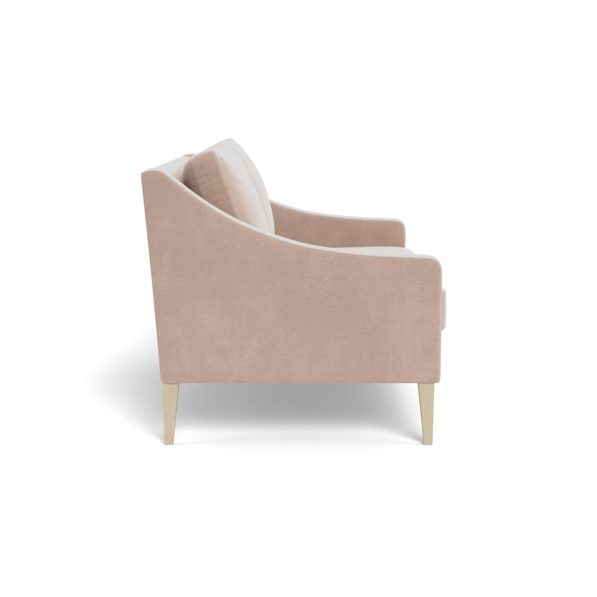 Heal's Richmond 2 Seater Sofa Smart Velvet Pebble Black Feet – image 4