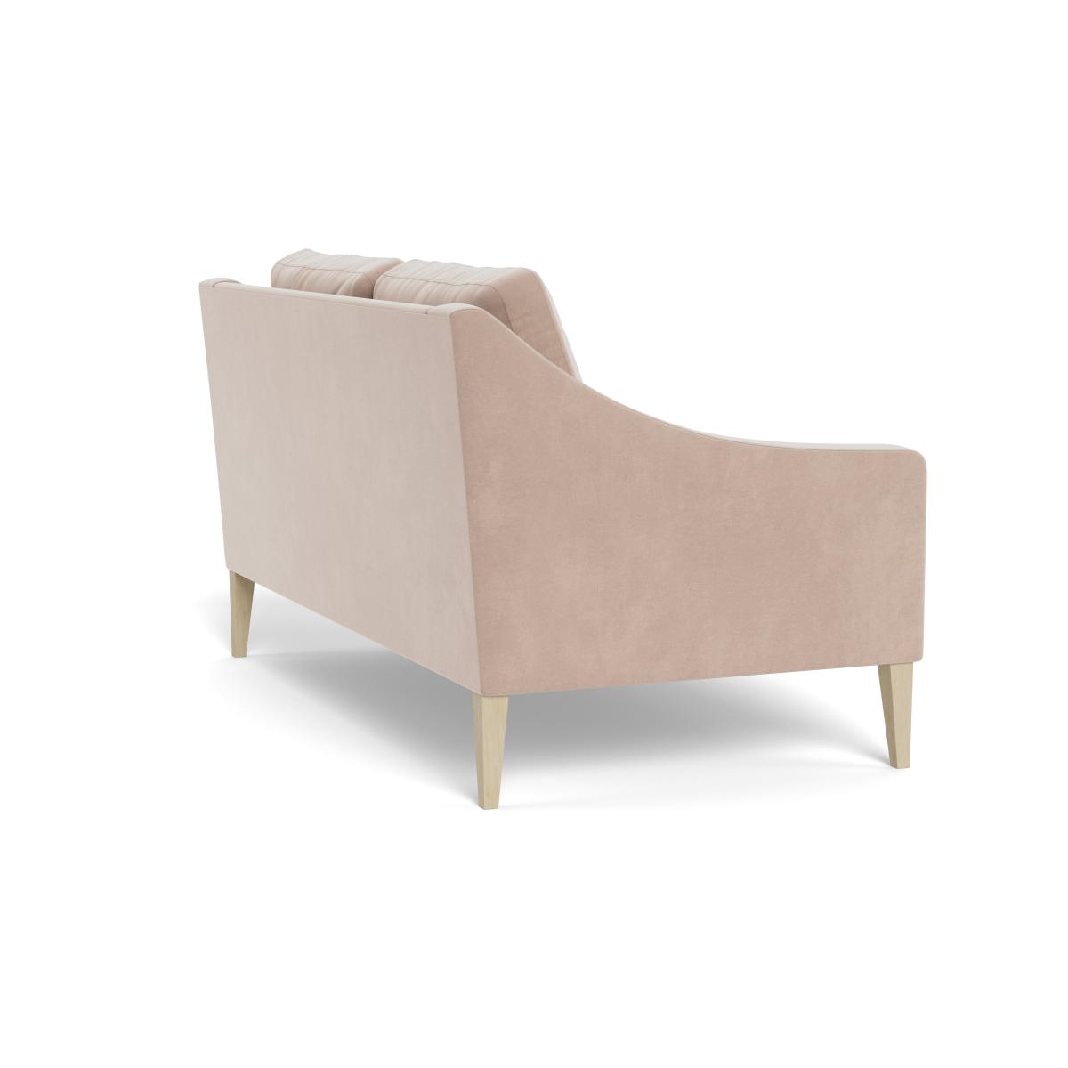 Heal's Richmond 2 Seater Sofa Smart Velvet Pebble Black Feet – image 5