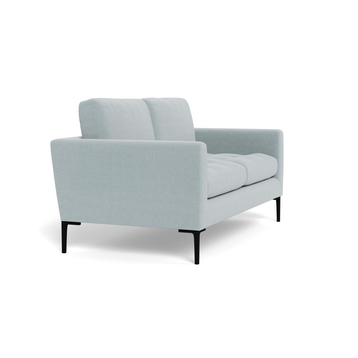 Heal's Eton 2 Seater Sofa Brushed Cotton Mist Black Feet - Heal's UK Furniture – image 2