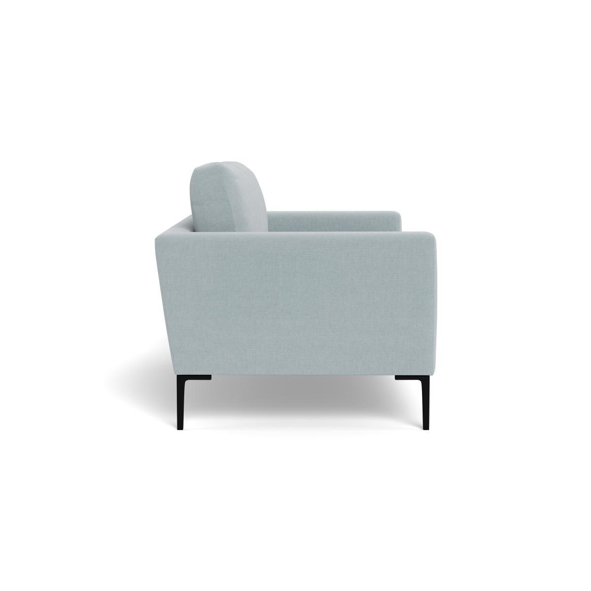 Heal's Eton 2 Seater Sofa Brushed Cotton Mist Black Feet - Heal's UK Furniture – image 3