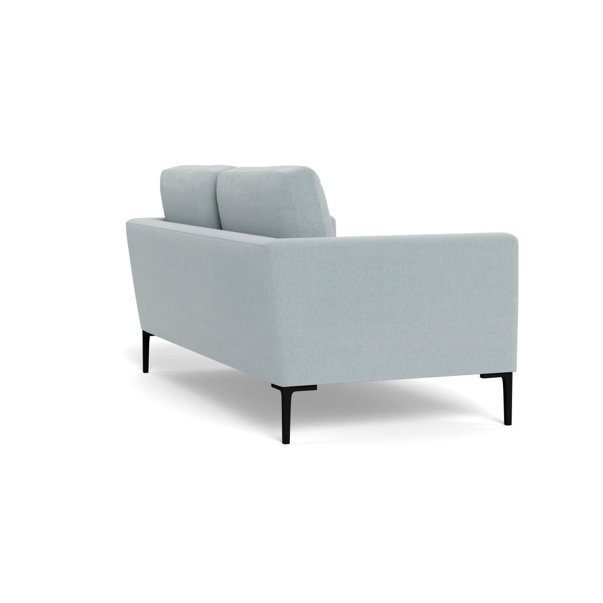 Heal's Eton 2 Seater Sofa Brushed Cotton Mist Black Feet - Heal's UK Furniture – image 4