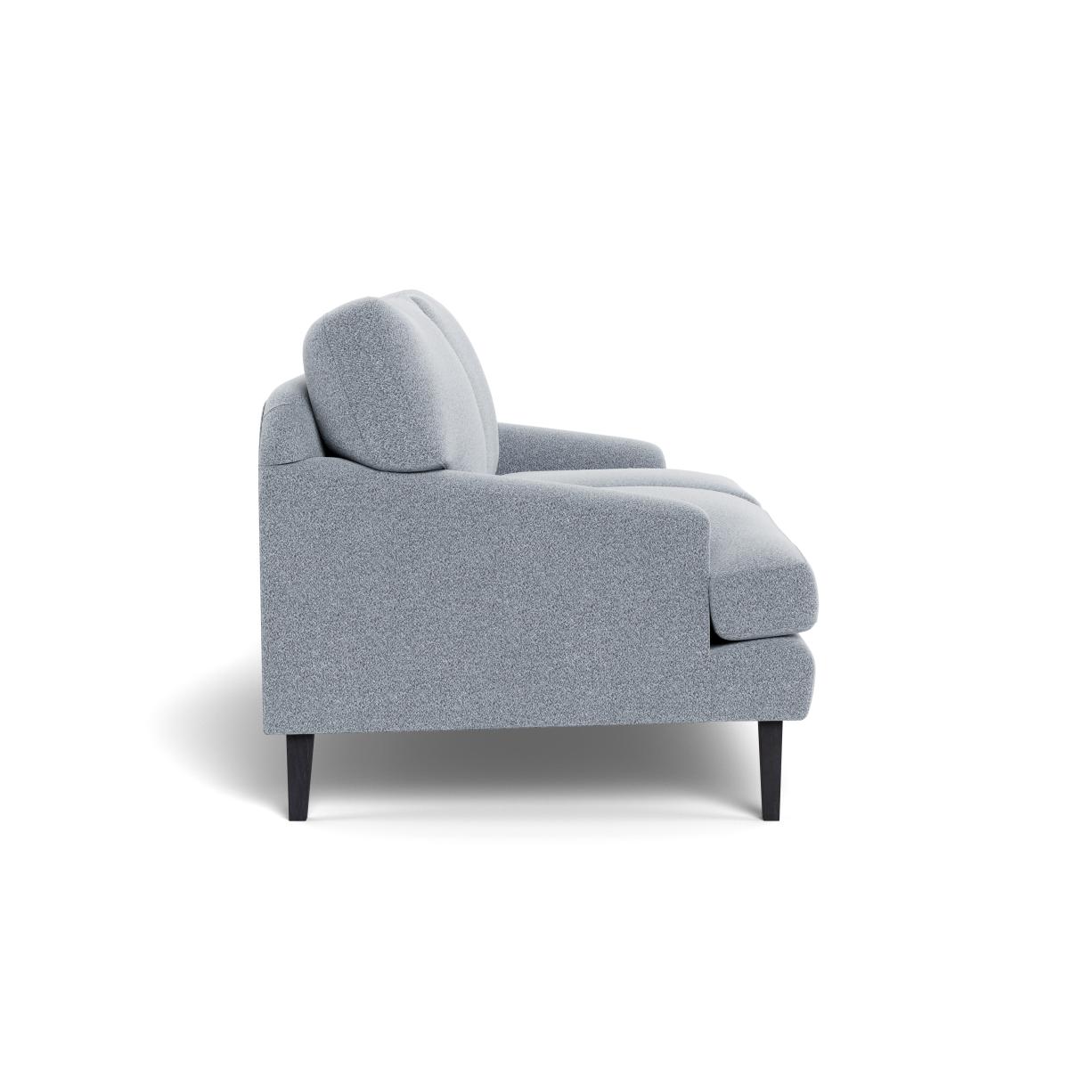 Heal's Stanton 2 Seater Sofa Boucle Steel Black Feet – image 4