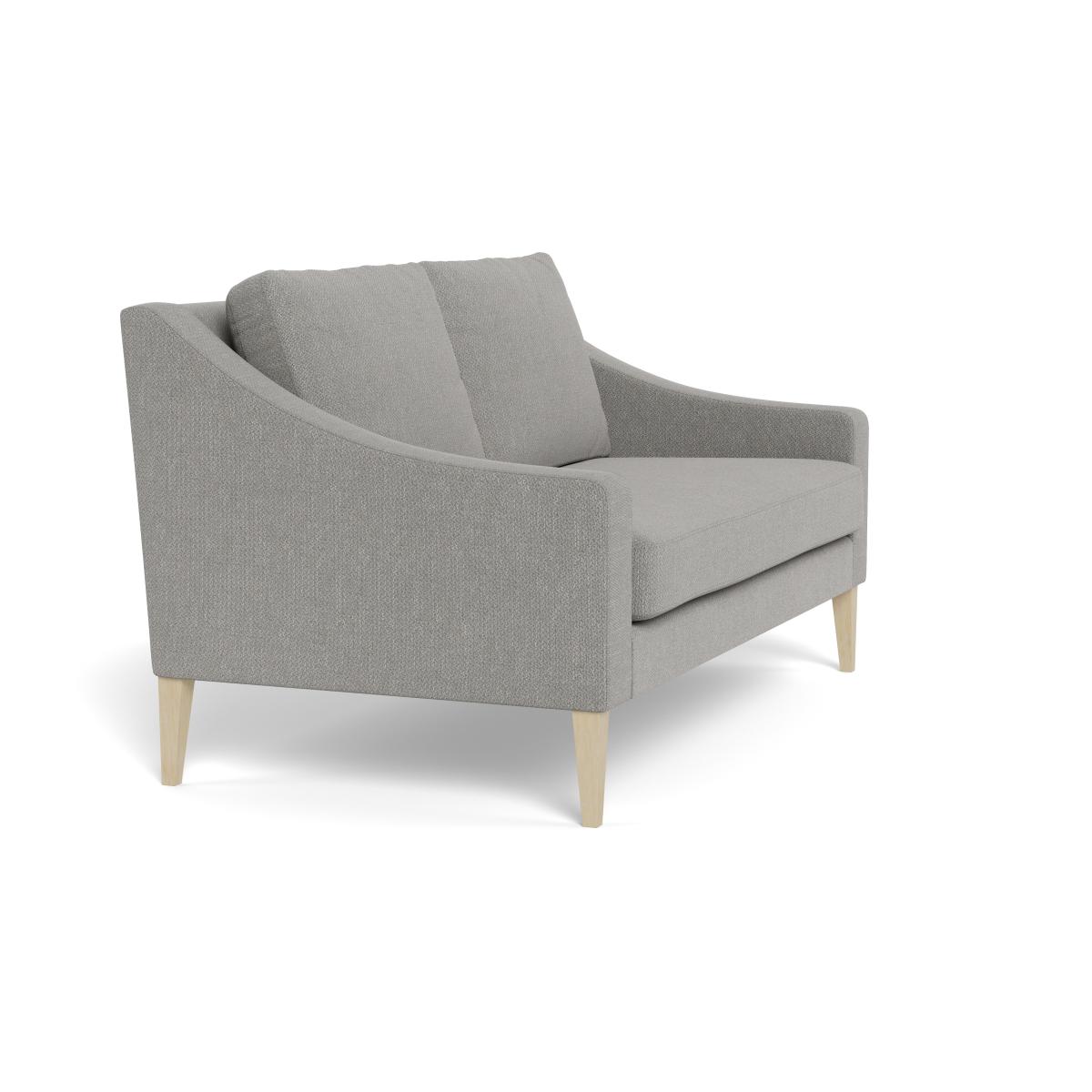 Heal's Richmond 2 Seater Sofa Texture Pale Grey Black Feet – image 3