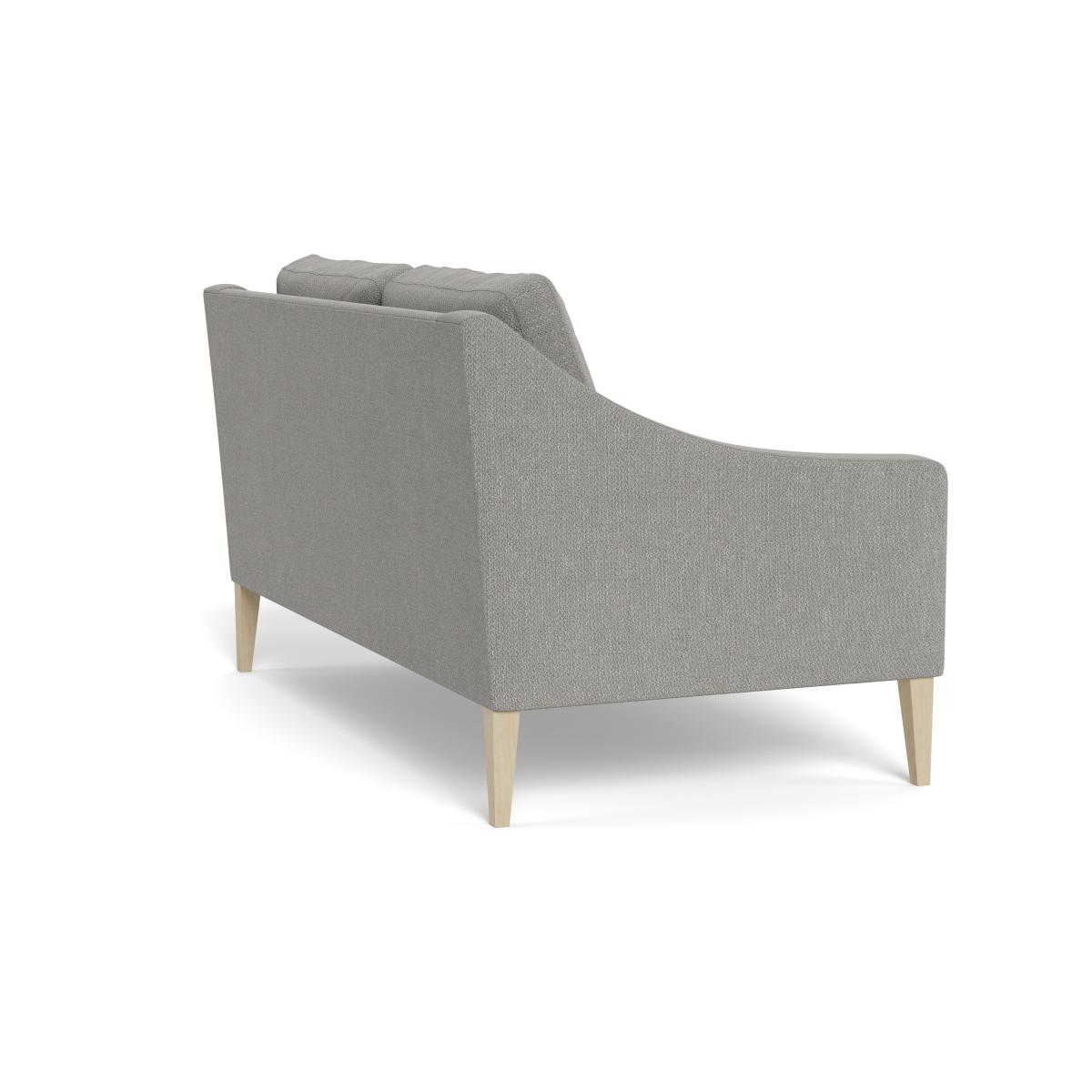Heal's Richmond 2 Seater Sofa Texture Pale Grey Black Feet – image 5