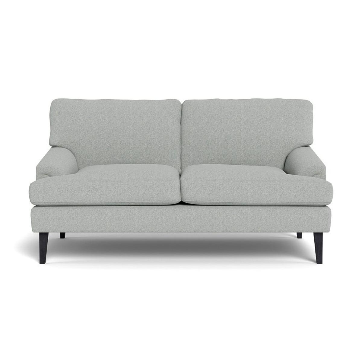 Heal's Stanton 2 Seater Sofa Melton Wool Limestone Black Feet – image 2