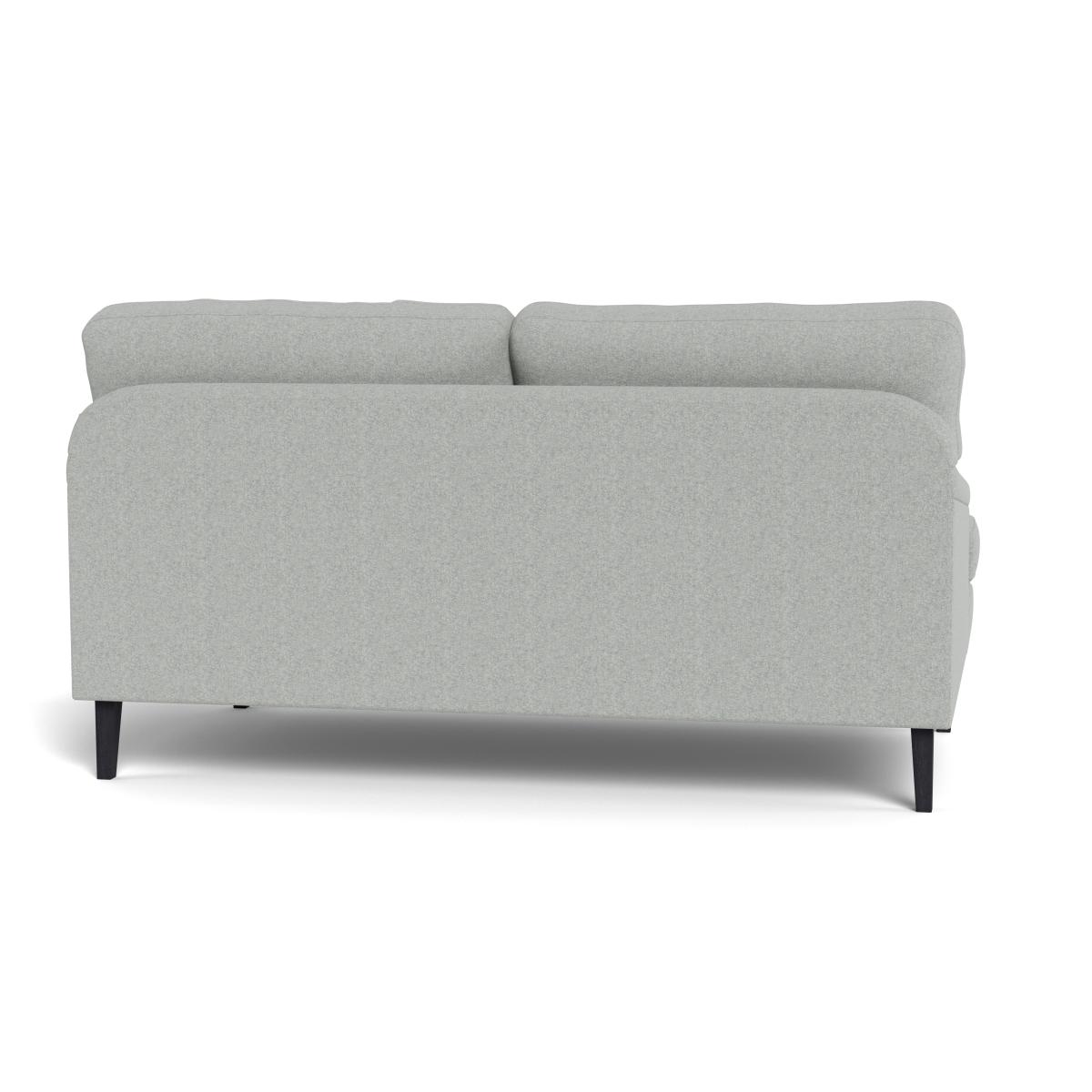Heal's Stanton 2 Seater Sofa Melton Wool Limestone Black Feet – image 6