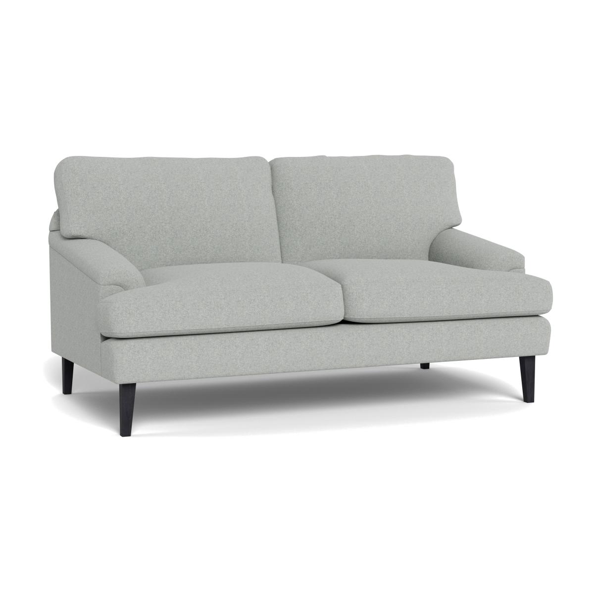 Heal's Stanton 2 Seater Sofa Melton Wool Limestone Black Feet – image 1