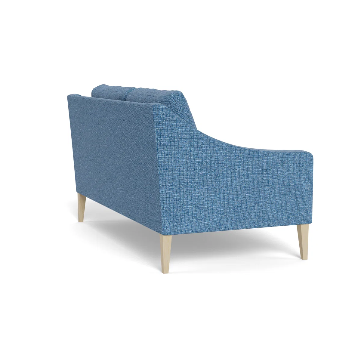 Heal's Richmond 2 Seater Sofa Tejo Recycled Cobalt Black Feet – image 5