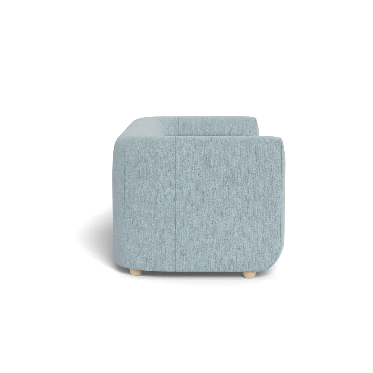 Heal's Lilli 2 Seater Sofa Smart Linen Mix Duck Egg Natural Ash Feet - Heal's UK Furniture – image 3