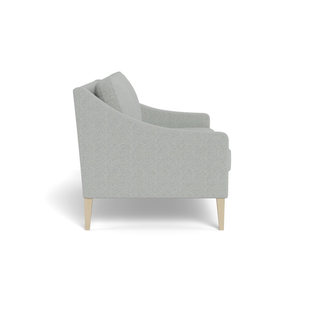 Heal's Richmond 2 Seater Sofa Melton Wool Limestone Natural Feet - Heal's UK Furniture – image 3