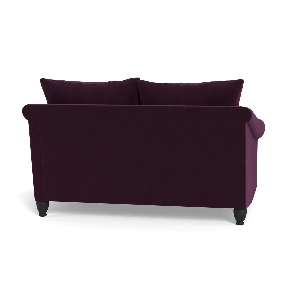 Heal's Devon 2 Seater Velvet Grape Natural Ash Feet - Heal's UK Furniture – image 5