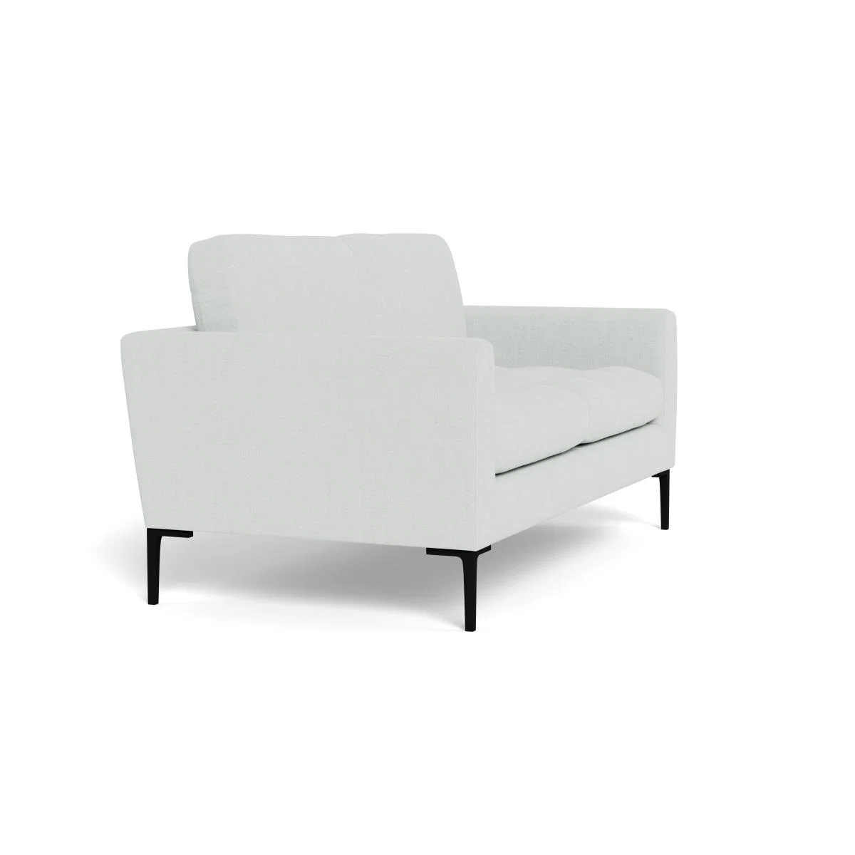 Heal's Eton 2 Seater Sofa Broad Weave Tin Brass Feet - Heal's UK Furniture – image 2