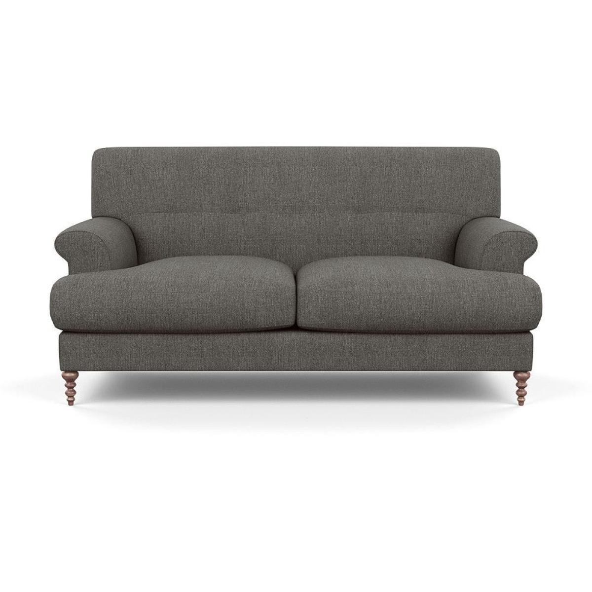 Scp Oscar 2 Seater Informal Sofa Velvet Charcoal Walnut Feet - Heal's UK Furniture – image 14