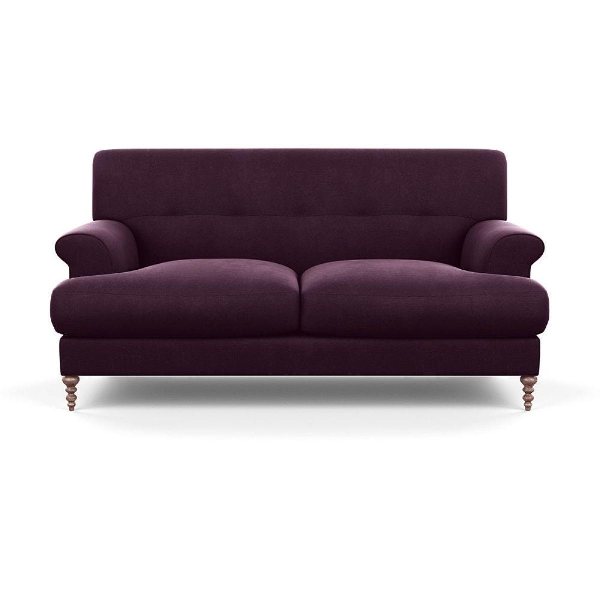 Scp Oscar 2 Seater Informal Sofa Velvet Charcoal Walnut Feet - Heal's UK Furniture – image 16