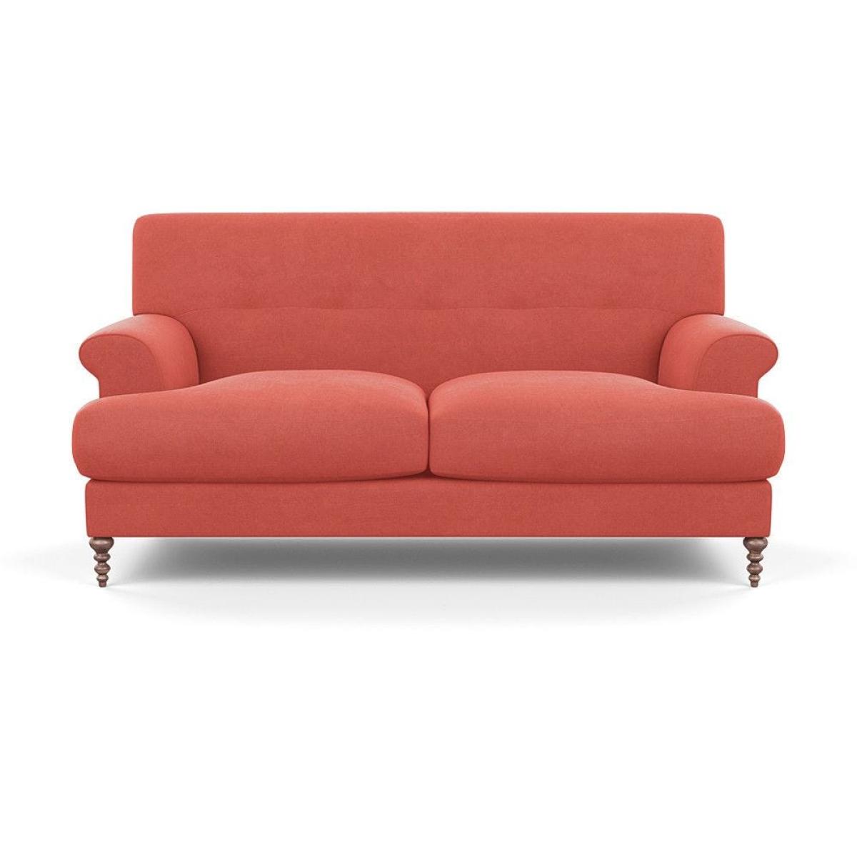 Scp Oscar 2 Seater Informal Sofa Velvet Charcoal Walnut Feet - Heal's UK Furniture – image 3