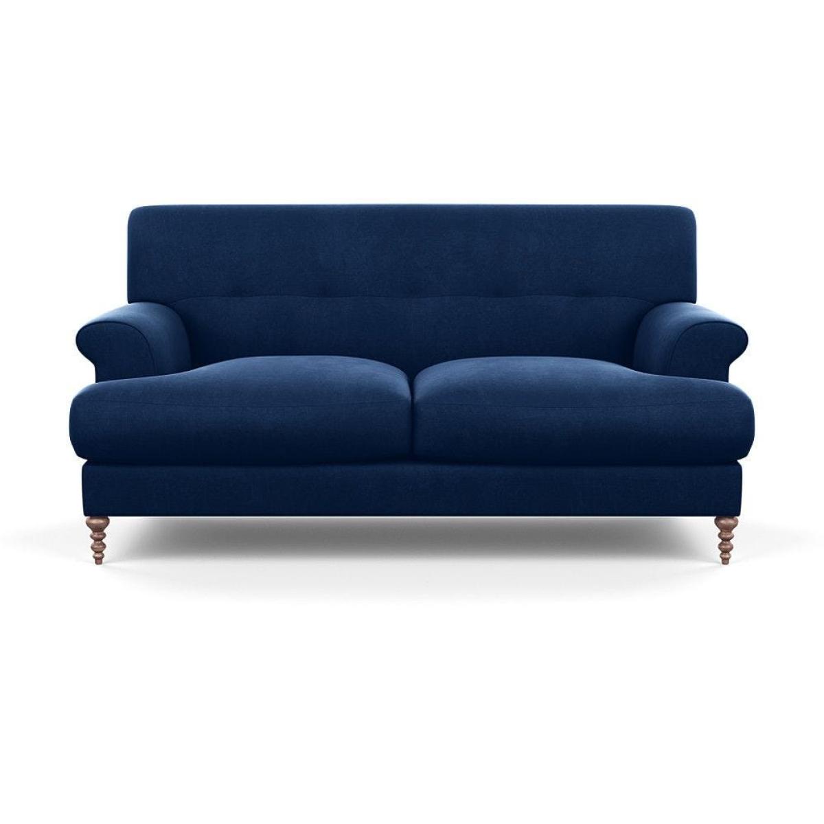 Scp Oscar 2 Seater Informal Sofa Velvet Charcoal Walnut Feet - Heal's UK Furniture – image 10