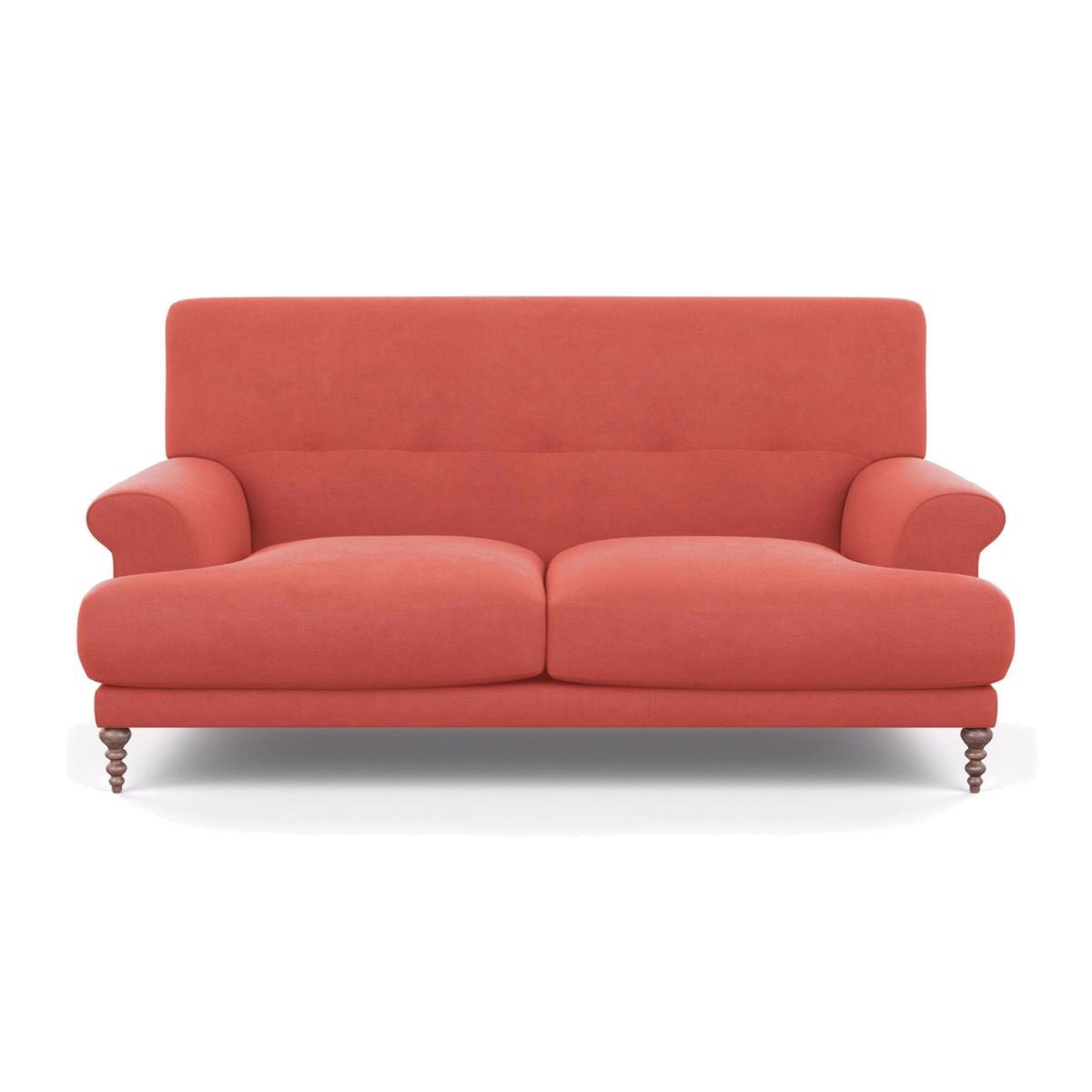 Scp Oscar 2 Seater Informal Sofa Velvet Charcoal Walnut Feet - Heal's UK Furniture – image 1