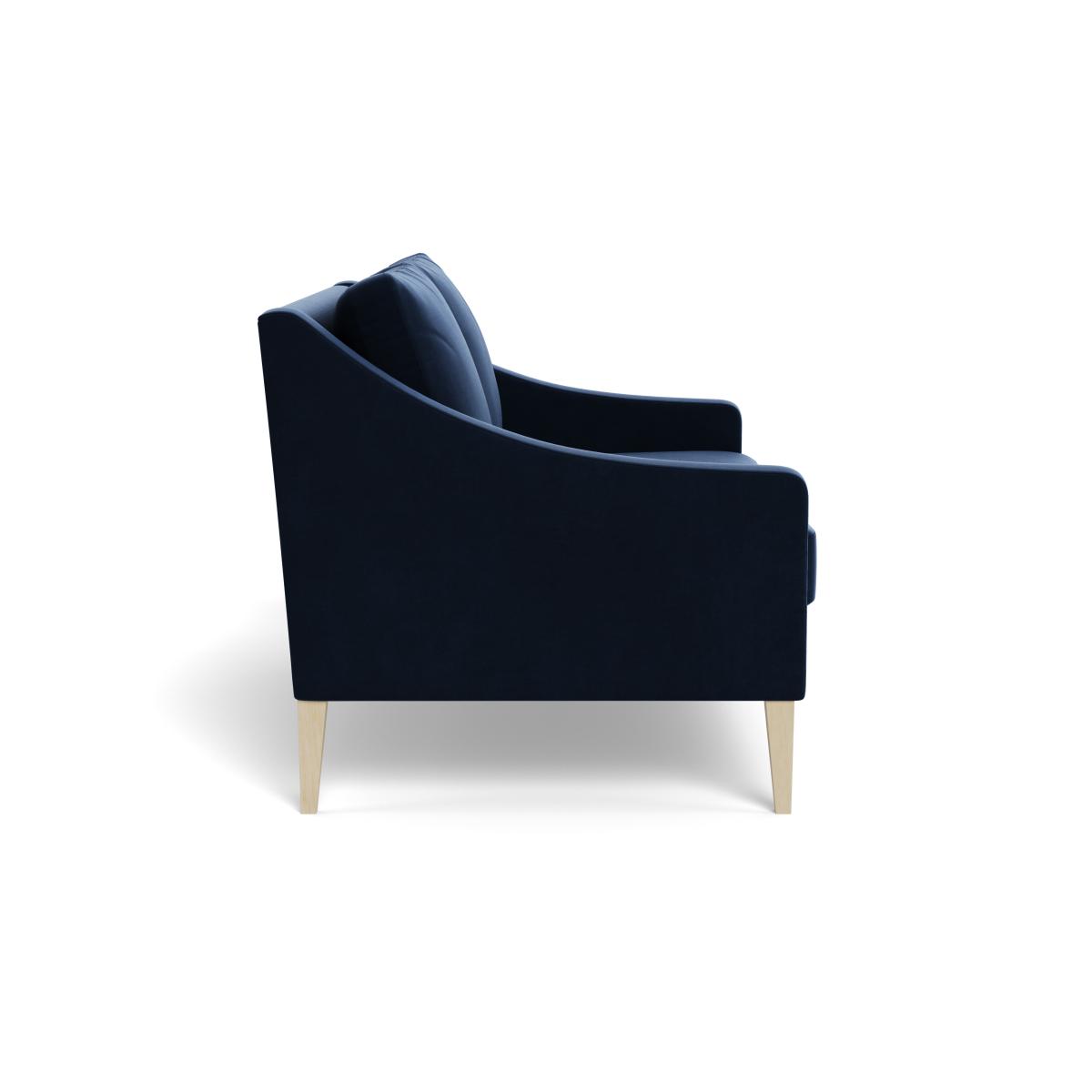 Heal's Richmond 2 Seater Sofa Smart Velvet Dusk Black Feet – image 4