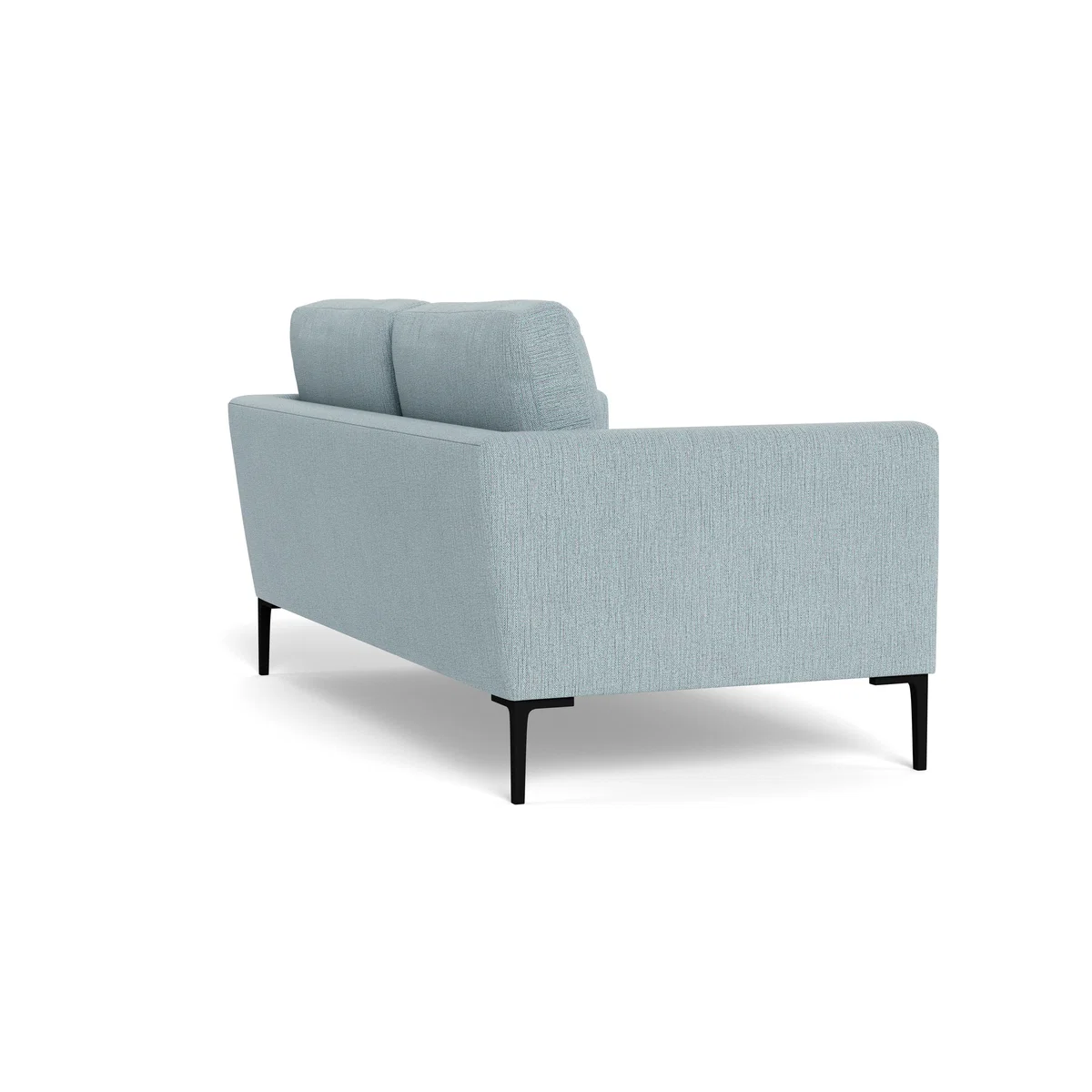 Heal's Eton 2 Seater Sofa Smart Linen Mix Duck Egg Black Feet – image 5
