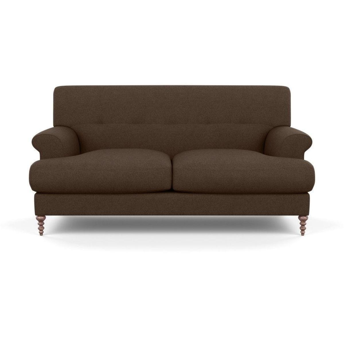 Scp Oscar 2 Seater Formal Sofa Velvet Midnight Walnut Feet - Heal's UK Furniture – image 11