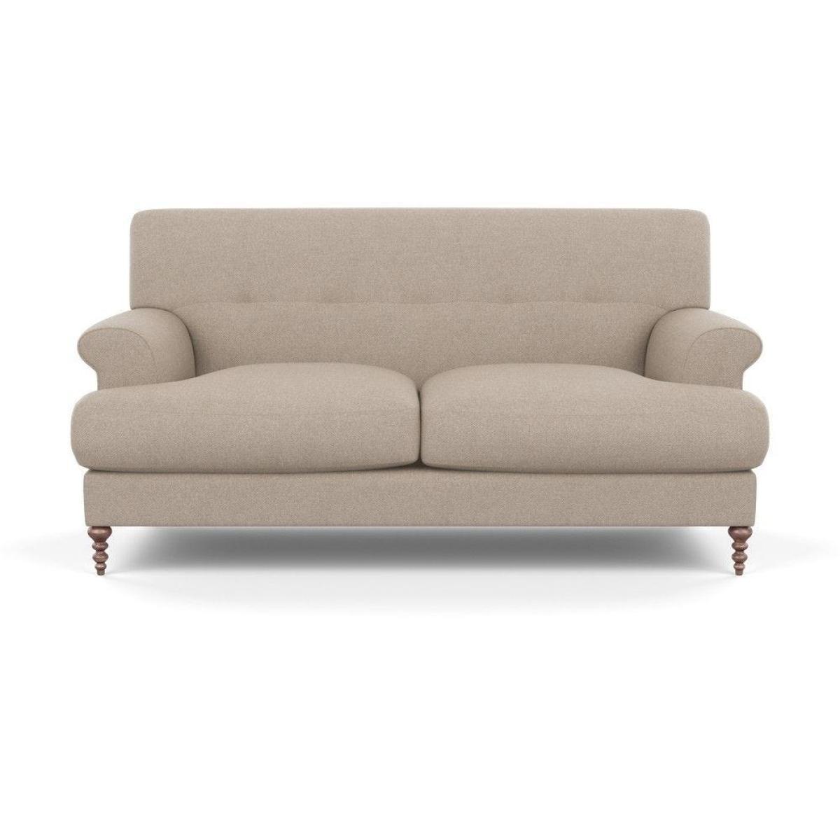 Scp Oscar 2 Seater Formal Sofa Velvet Midnight Walnut Feet - Heal's UK Furniture – image 12