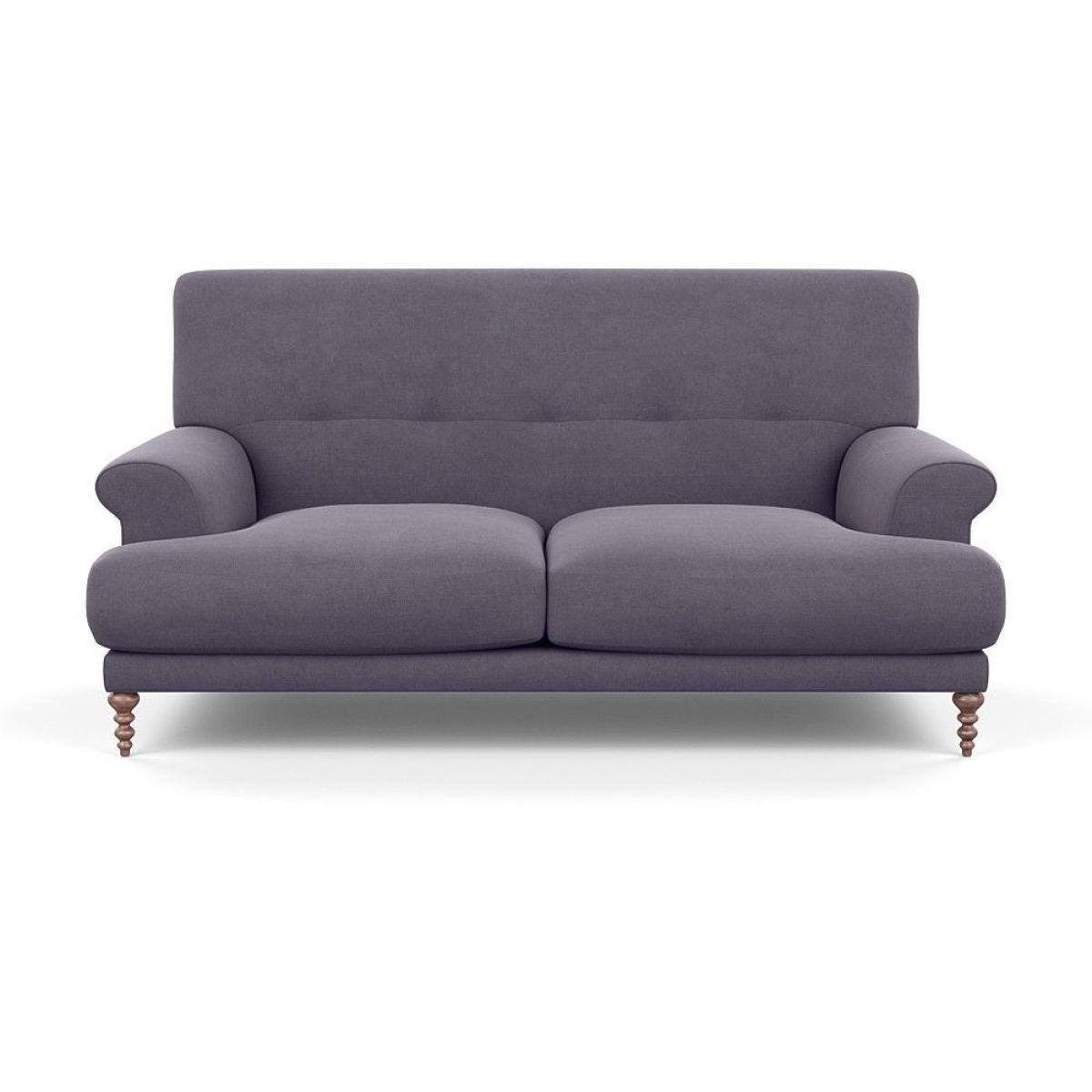 Scp Oscar 2 Seater Formal Sofa Velvet Midnight Walnut Feet - Heal's UK Furniture – image 13