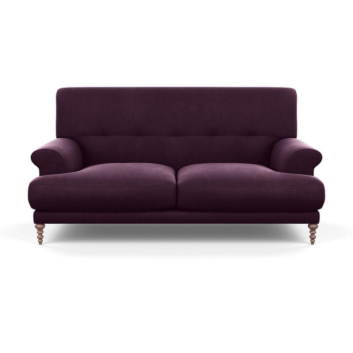Scp Oscar 2 Seater Formal Sofa Velvet Midnight Walnut Feet - Heal's UK Furniture – image 20