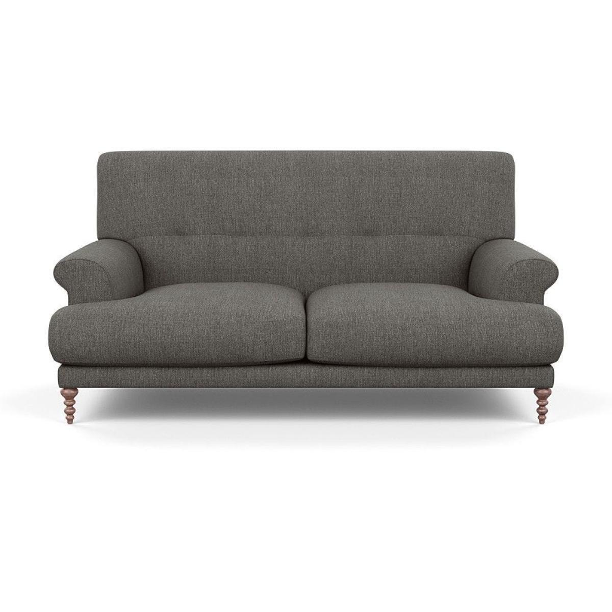 Scp Oscar 2 Seater Formal Sofa Velvet Midnight Walnut Feet - Heal's UK Furniture – image 6