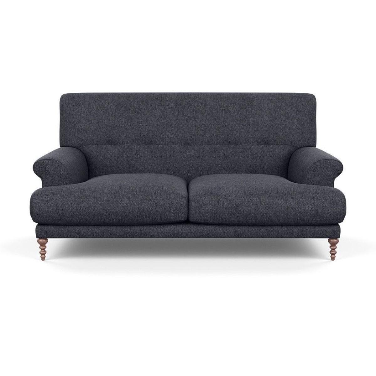 Scp Oscar 2 Seater Formal Sofa Velvet Midnight Walnut Feet - Heal's UK Furniture – image 8