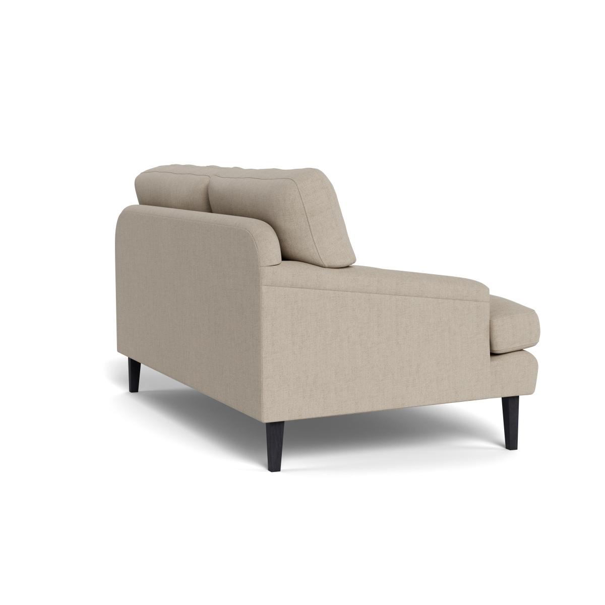 Heal's Stanton 2 Seater Sofa Broad Weave Putty Black Feet – image 5
